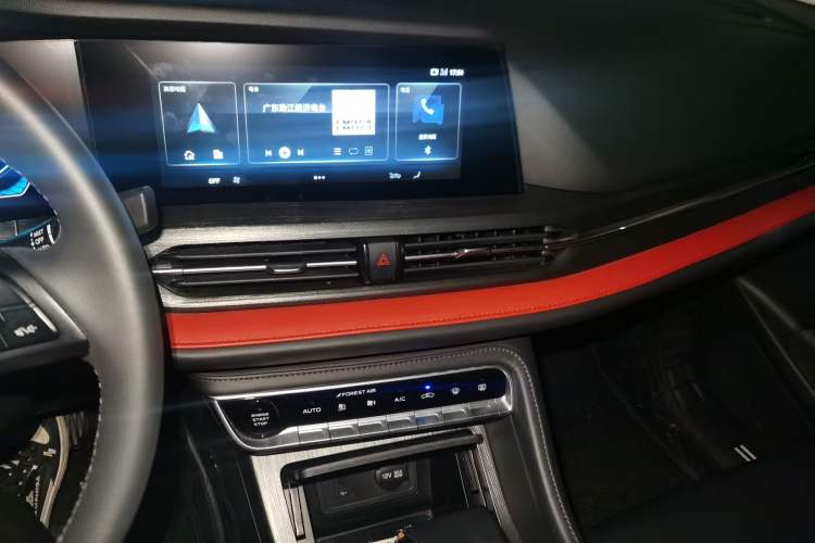 Used CHANGAN CS55PLUS 2021 Blue Whale Edition 1.5T DCT Prestige Model Audio And AC Panel