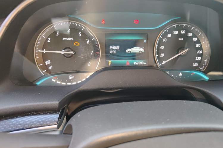 Used Buick GT 2021 Exemplar 1.5L Automatic Elite Version Odometer Close Up