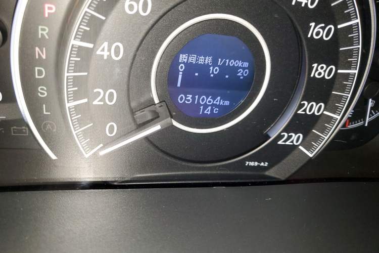 Used Honda CR-V 2015 2.0L two-wheel drive Fashion Edition Odometer Close Up