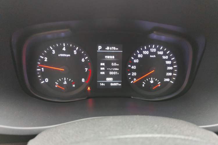 Used Hyundai ix35 2019 1.4T DCT Two-Wheel Drive Smart & Enjoyment Version China V Standard Instrument Cluster