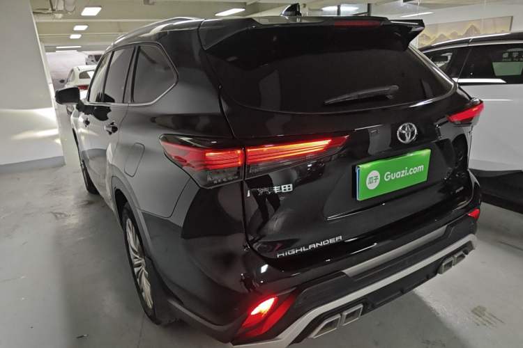 Used Toyota Highlander 2022 380T Four-Wheel Drive Prestige Edition 7-Seater Rear Left 45 Deg