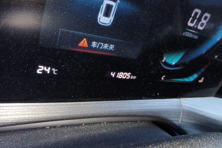 Used CHANGAN CS55PLUS 2021 Blue Whale Edition 1.5T Manual Luxury Model Odometer Close Up