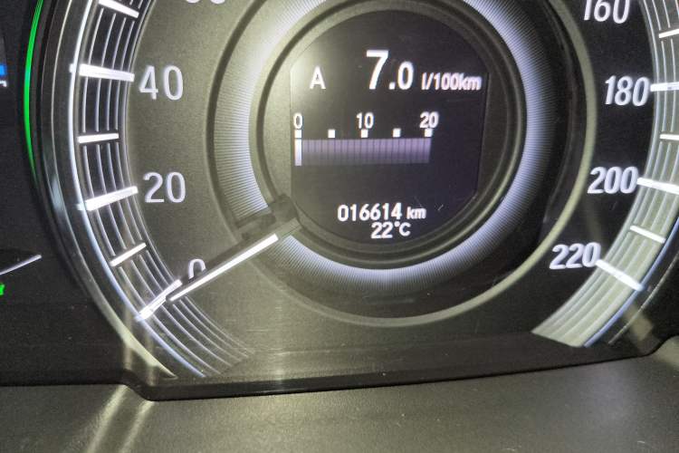 Used Honda Odyssey 2021 2.0L Rui·Smart Edition Odometer Close Up