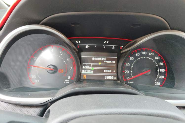 Used Chevrolet Monza 2019 RS 330T Automatic Comfort Edition China VI Standard Instrument Cluster