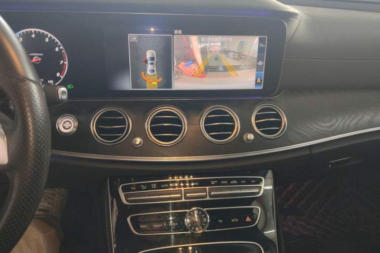 Used Mercedes-Benz E-Class 2017 E 300 L Sporty and Stylish Model Audio And AC Panel