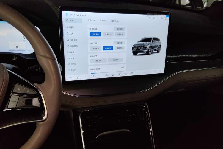 Used BYD Tang New Energy 2022 DM-p 215 km All-Wheel-Drive Deluxe Model Audio And AC Panel