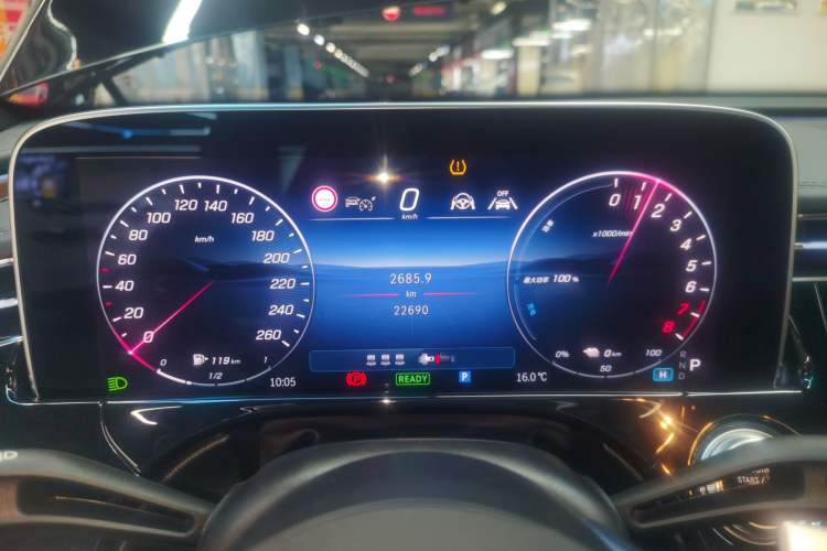 Used Mercedes-Benz E-Class New Energy 2024 E 350 e L Plug-in Hybrid Sedan Instrument Cluster