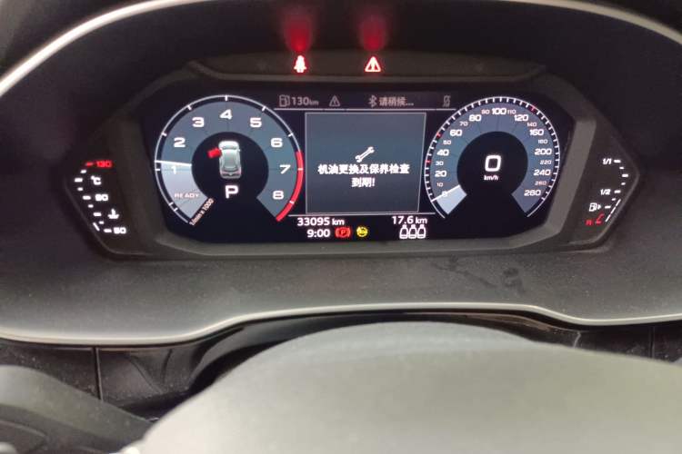 Used Audi Q3 2021 35 TFSI Fashion Dynamic Model Odometer Close Up