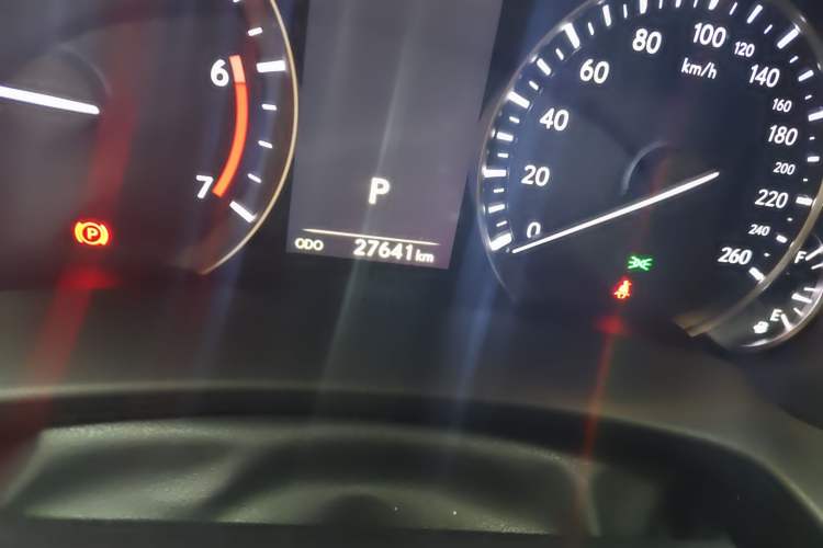 Used Lexus RX 2020 Revised Version 300 Two-Wheel Drive Elite Edition Odometer Close Up