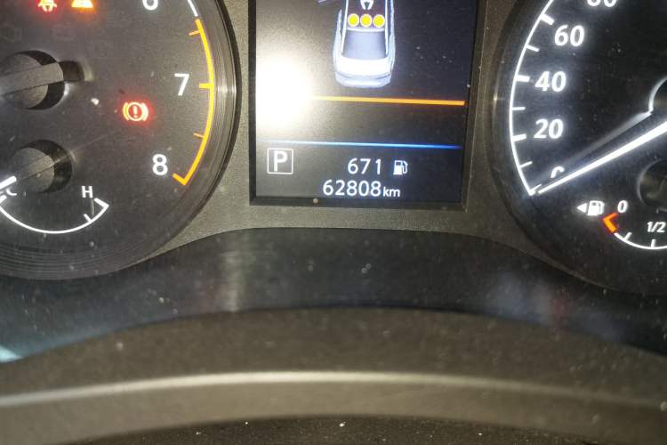 Used Nissan Teana 2020 2.0L XL Comfort Edition Odometer Close Up