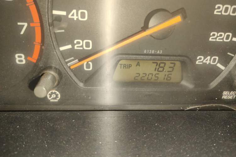 Used Honda Accord  Odometer Close Up