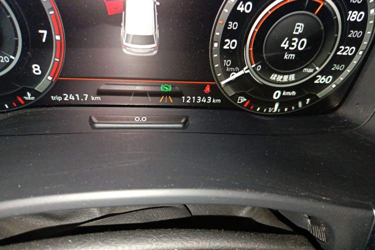 Used Volkswagen Teramont 2019 380TSI Four-Wheel Drive Flagship Model China V Standard Odometer Close Up