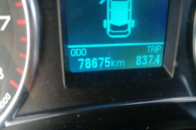 Used Great Wall C30 2015 1.5L Manual Luxury Model Odometer Close Up