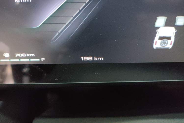 Used Haval H9 2024 2.0T Gasoline 4x4 Territory Edition Odometer Close Up