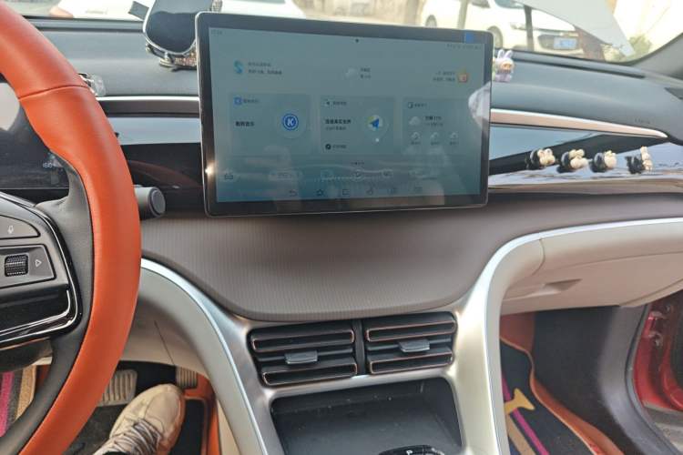 Used BYD Song Pro New Energy 2022 DM-i 110km Flagship Model Audio And AC Panel