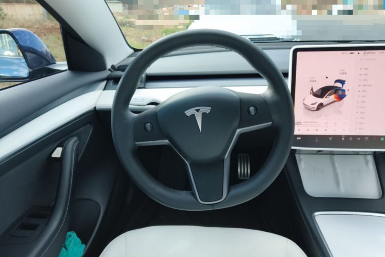 Used Tesla Model 3 2022 Performance High-Performance All-Wheel-Drive Version Steering Wheel