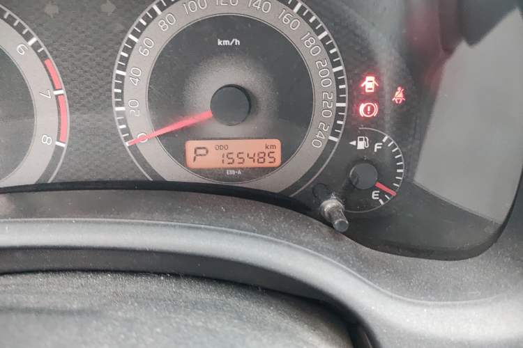 Used Toyota Corolla 2011 1.6L Automatic GL Odometer Close Up