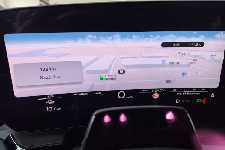 Used Audi Q6L e-tron 2026 First Launch Navigation Edition Instrument Cluster