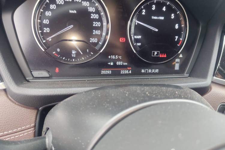 Used BMW X2 2021 Restyled sDrive25i M Sport Package Odometer Close Up