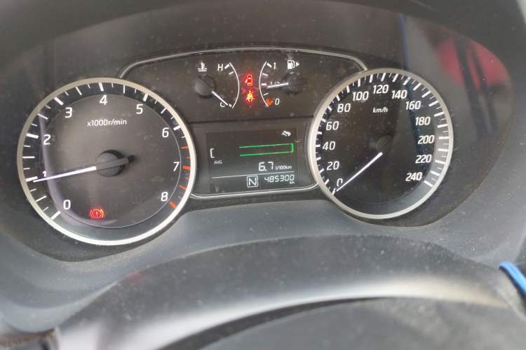 Used Nissan Sylphy 2021 Classic 1.6XL CVT Luxury Edition Odometer Close Up