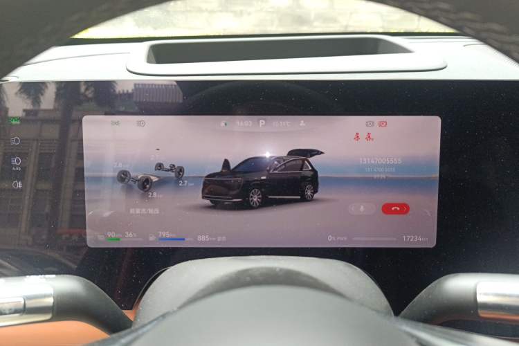 Used Hima AITO M8 2025 Extended-Range Max+ Version 53.4 kWh 6-Seater Edition Instrument Cluster