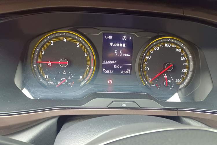 Used Volkswagen Tharu 2019 280TSI Two-Wheel Drive Comfort Edition China V Standard Instrument Cluster