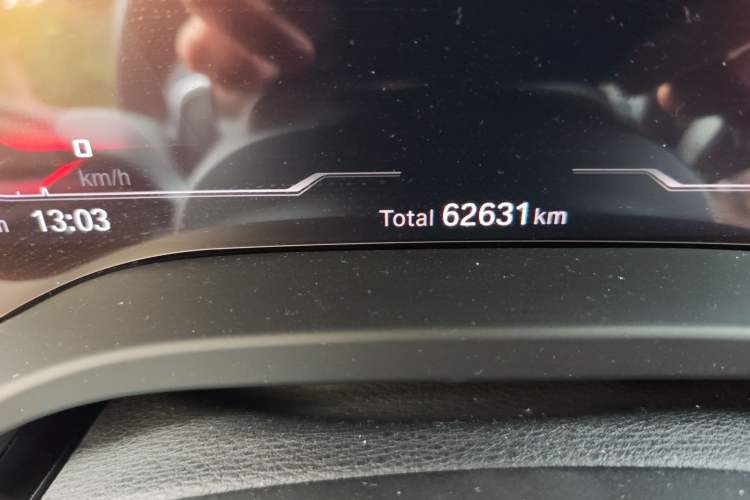 Used BMW X3 2022 xDrive30i Luxury Model M Night Sky Package Odometer Close Up