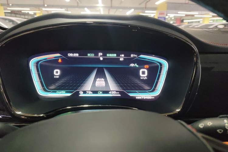 Used BYD Han 2020 EV Four-Wheel Drive High-Performance Flagship Model Instrument Cluster