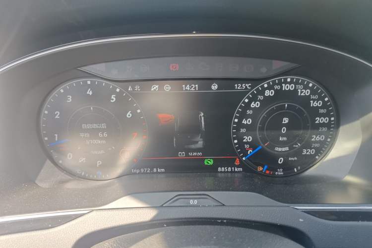 Used Volkswagen Magotan 2019 330TSI DSG Luxury Version China VI Standard Instrument Cluster