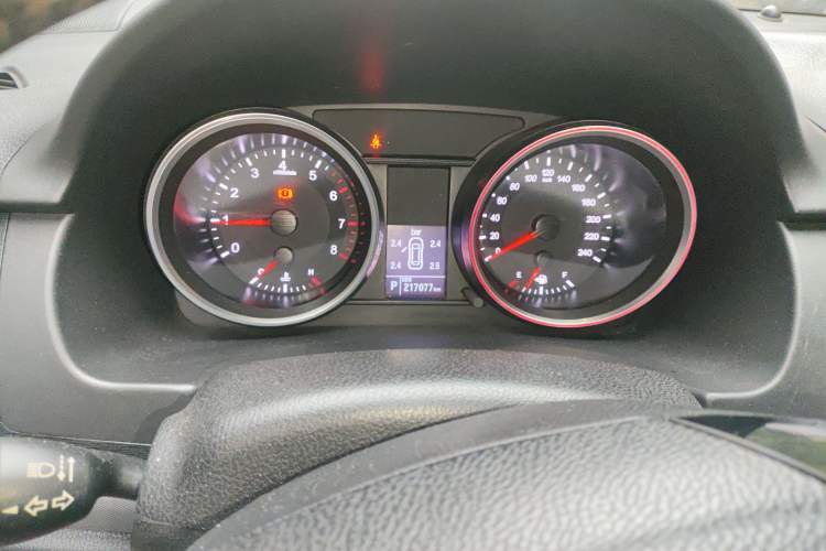 Used Haval H6 2017 Blue Label Sport Edition 1.5T Automatic Two-Wheel Drive Luxury Model Odometer Close Up