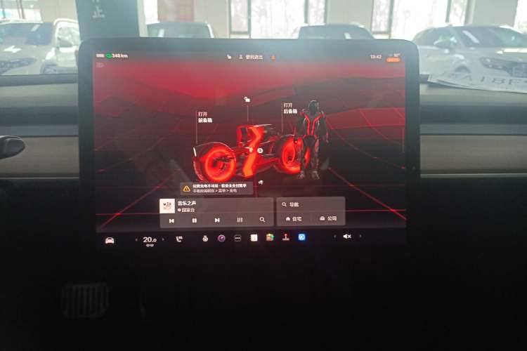 Used Tesla Model 3 2022 Rear-Wheel-Drive Version Audio And AC Panel