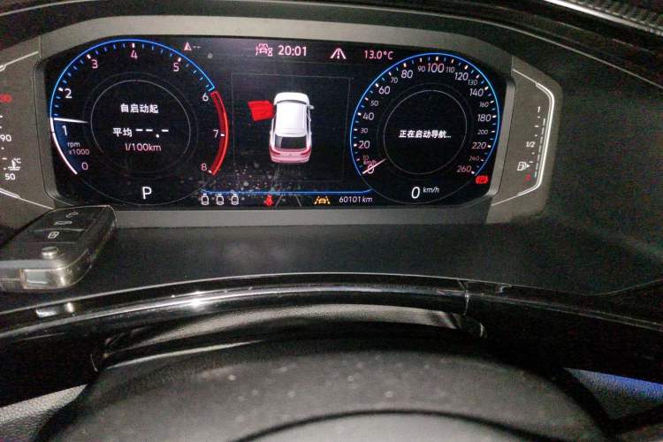 Used Volkswagen Tayron X 2020 380TSI Four-Wheel Drive Flagship Smart Connectivity Version Odometer Close Up