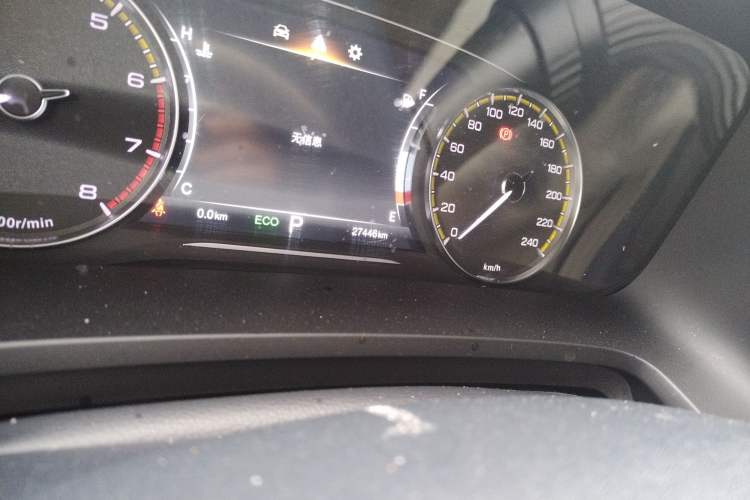 Used GAC Trumpchi M8 2021 Lingxiu Series 390T Luxury Edition Odometer Close Up