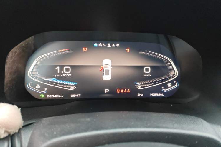 Used Wey VV5 2021 1.5T Two-Wheel Drive Smart Pioneer Instrument Cluster