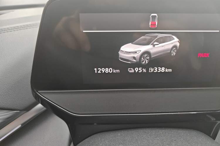 Used Volkswagen ID.4 CROZZ 2024 Pure Edition Limited Edition Odometer Close Up