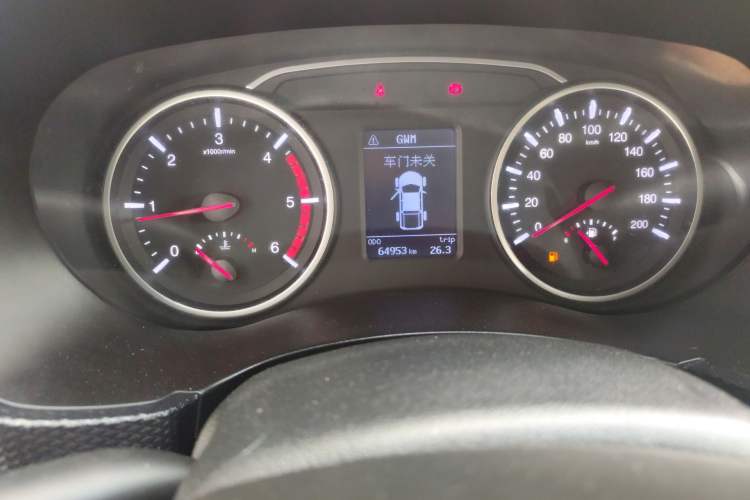 Used Great Wall Wingle 5 2020 2.0T Diesel Two-Wheel-Drive Elite Version Big Double Cab China VI Standard GW4D20M Odometer Close Up