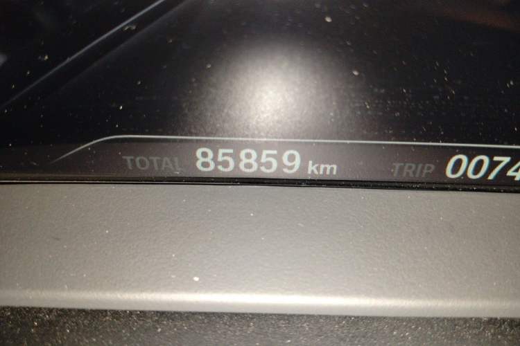 Used BMW 5 Series 2019 525Li M Sport Package Odometer Close Up