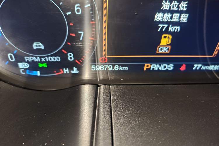 Used Ford Mustang 2020 2.3L EcoBoost Odometer Close Up