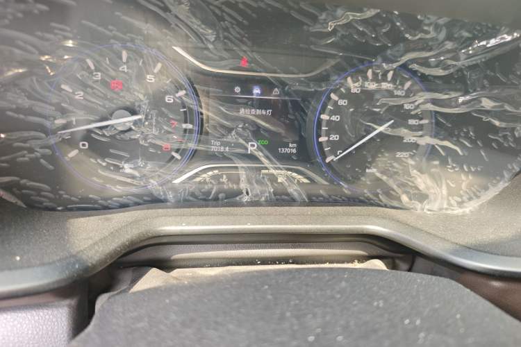 Used GAC Trumpchi GS3 2017 200T Automatic Luxury Edition Odometer Close Up