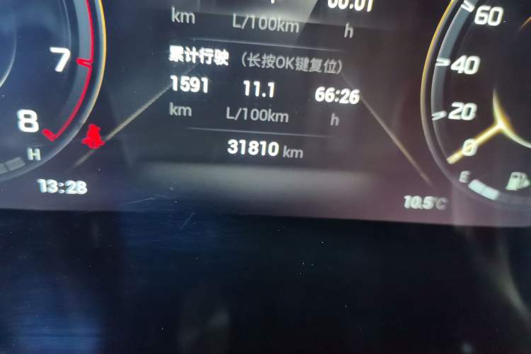 Used GAC Trumpchi GS4 PLUS 2021 390T Automatic Nebula Edition Odometer Close Up