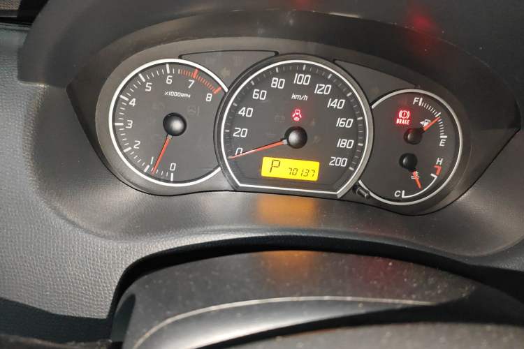 Used Suzuki Swift 2013 1.5L Automatic Standard Edition Odometer Close Up