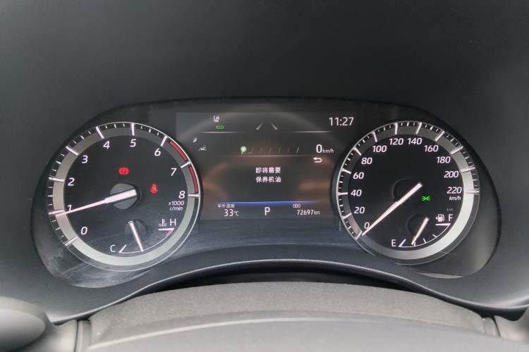 Used Toyota Highlander 2022 380T Four-Wheel Drive Prestige Edition 7-Seater Instrument Cluster