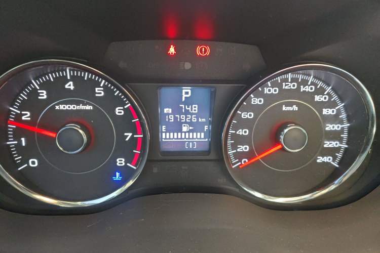 Used Subaru Forester 2013 2.0T Automatic Prestige Navigation Edition Odometer Close Up