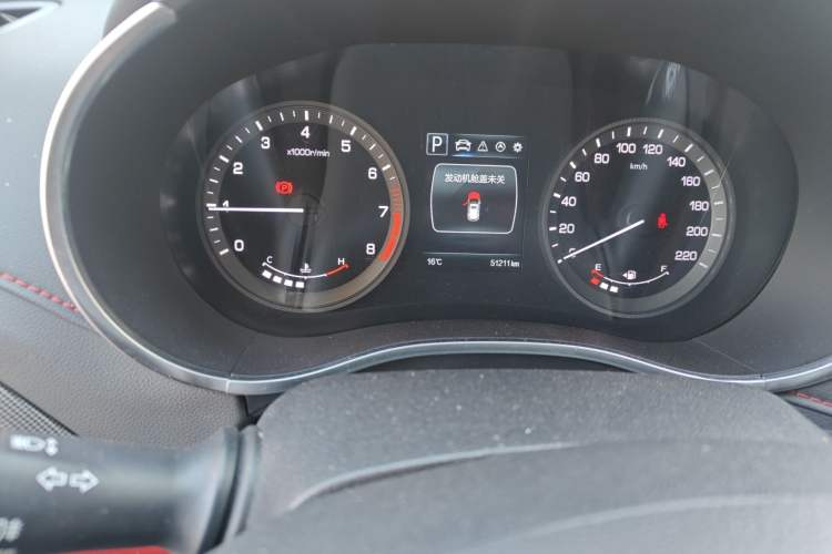 Used CHANGAN CS55 2017 1.5T Automatic Colorful Edition Odometer Close Up