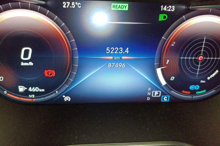 Used Mercedes-Benz C-Class 2020 Restyled C 260 Sport Edition Odometer Close Up