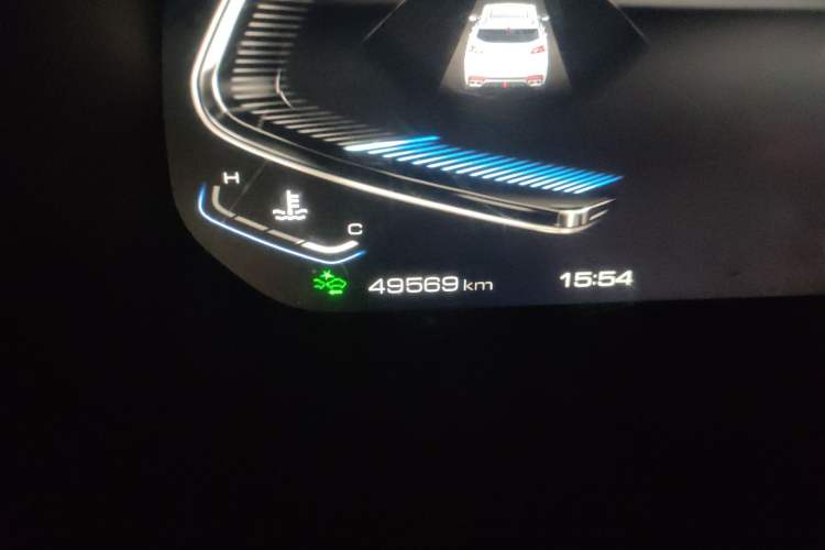 Used Wey VV7 2020 2.0T Flagship Edition Odometer Close Up