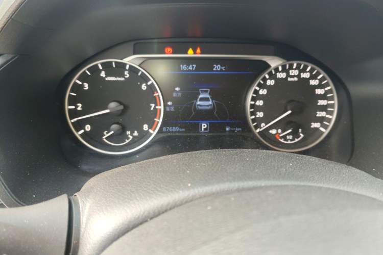 Used Nissan Teana 2019 2.0L XL Upper SmartDrive Version Odometer Close Up