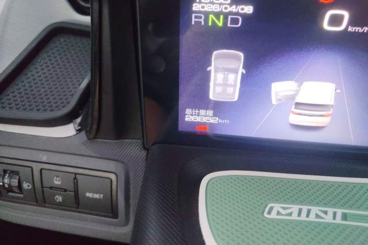 Used Wuling Hongguang MINIEV 2020 Enjoyment Model Lithium Iron Phosphate Odometer Close Up