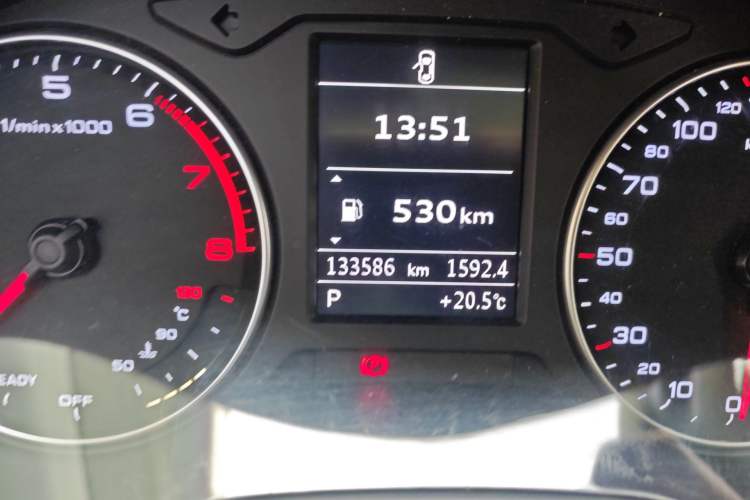 Used Audi A3 2015 Limousine 35 TFSI Millionth Anniversary Comfort Model Odometer Close Up