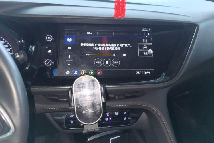 Used Buick Envision 2022 Facelift Encore S 552T Two-Wheel-Drive Luxury Model Audio And AC Panel